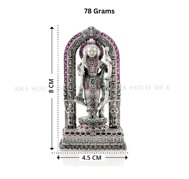 Silver Bala Ramudu Idol - Krishna House Of Silver