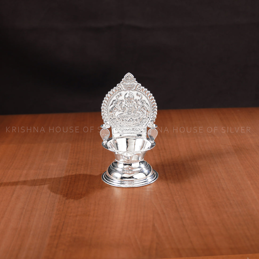 92.5 Silver Lakshmi Design Diya