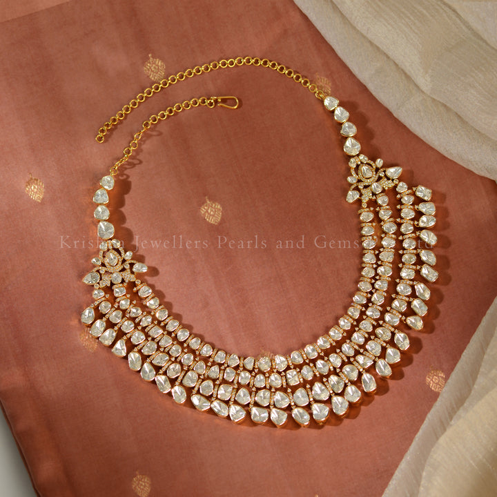 Classic Multi-Layer Polki Necklace & Kamarbandh | Versatile Bridal Statement Jewellery