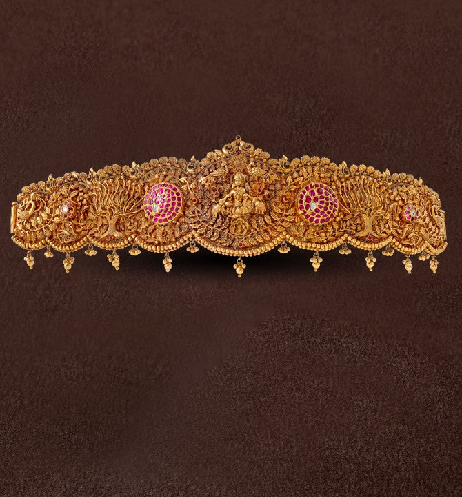 Lakshmi Yellow Gold Vaddiyanam