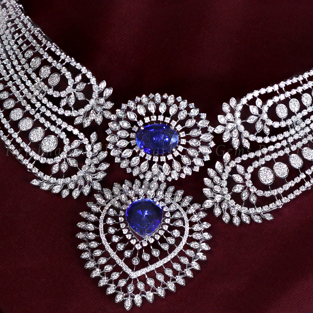 Elegant Diamond Bridal Choker Necklace – Luxury Wedding Jewelry Piece