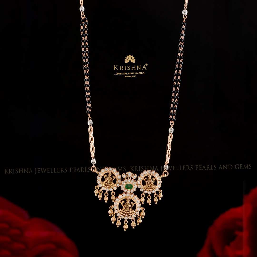Traditional Mangalsutra with Laxmi Pendant