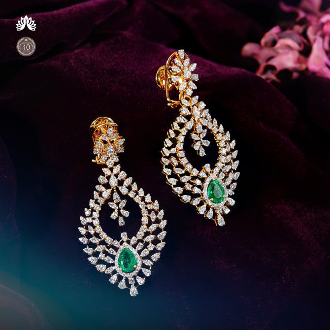 Regal Heavy diamond Earrings