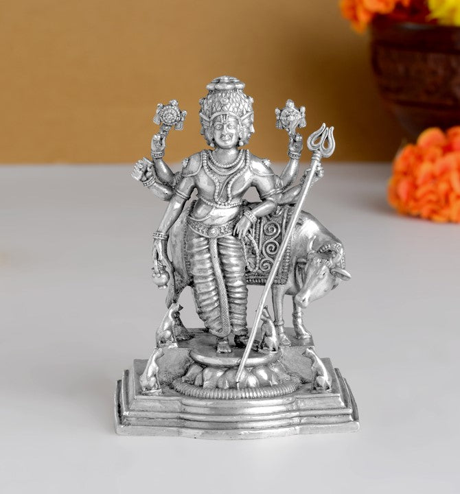 Lord Datta Murti In Silver