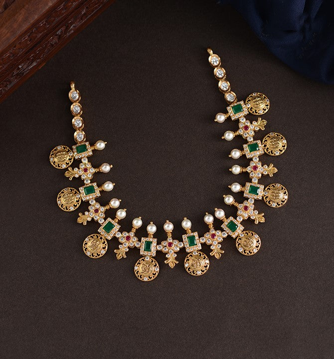 Gold Ram Parivaar Kaasu Mala