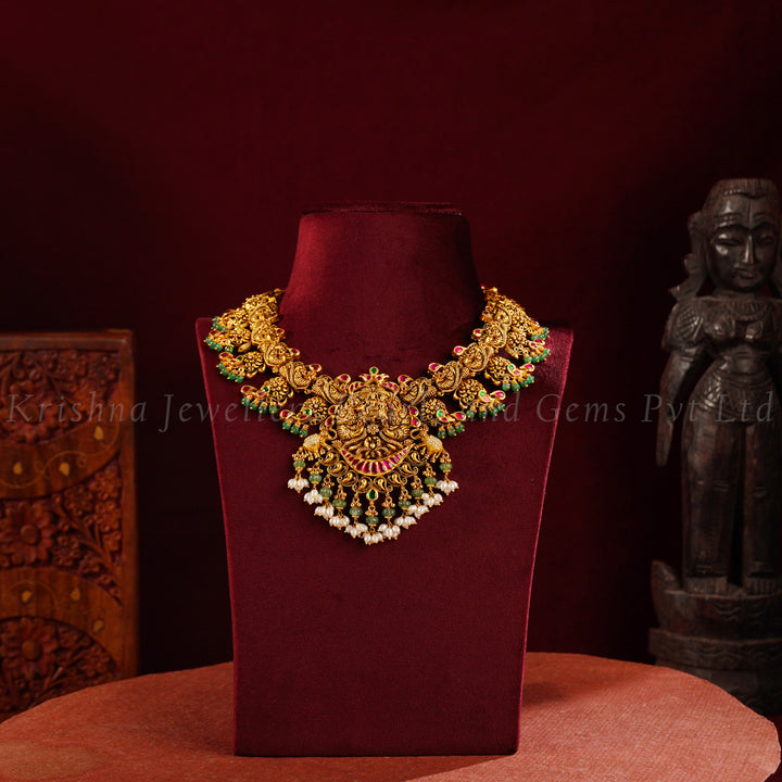 22K Traditional Nakshi Necklace