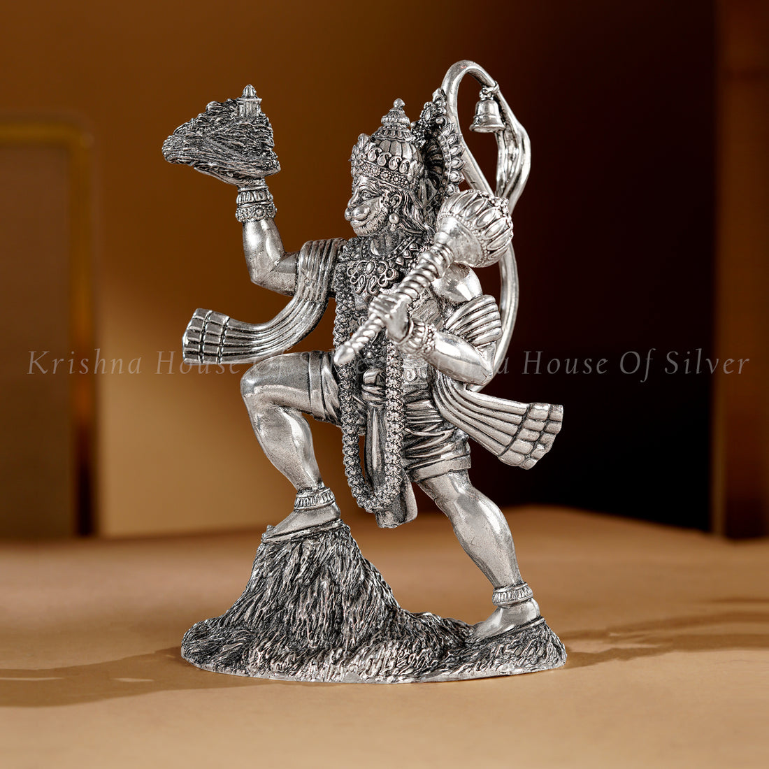 Lord Hanuman Idol with Antique Finish