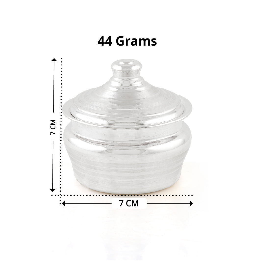 92.5 Pure Silver Small Bowl / Kumkum Box