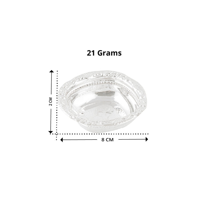 92.5 Pure Silver Small Bowl