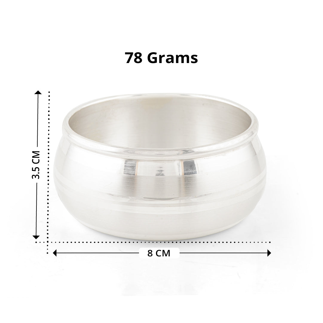 92.5 Pure Silver Pooja  - Simple & Elegant Single Piece