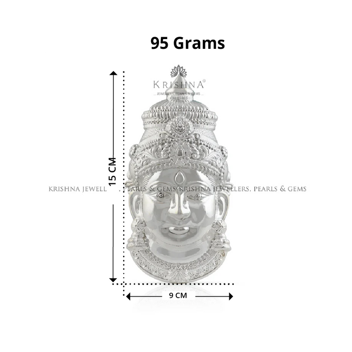 Varalaxmi Mata Silver Face Idol