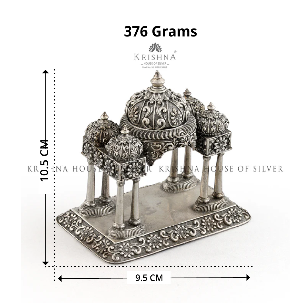 Pancha Gopuram Silver Pooja Mandapam