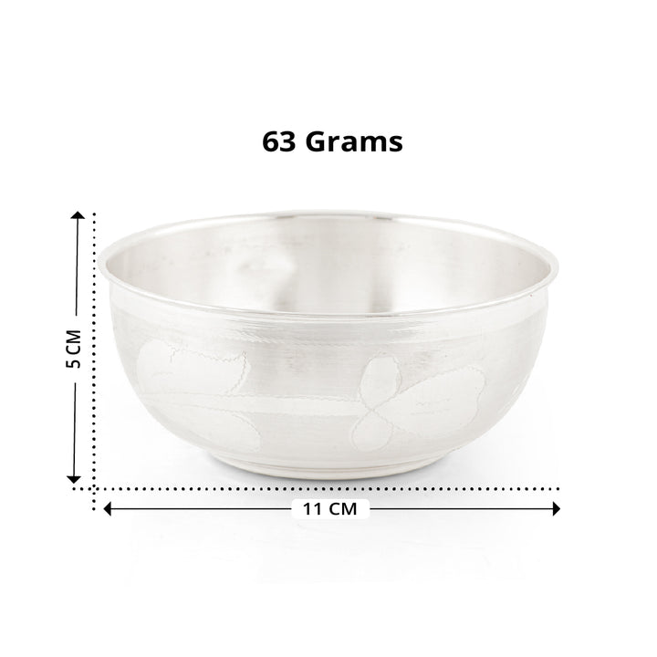 Pure Silver Pooja  - Simple & Elegant Single Piece