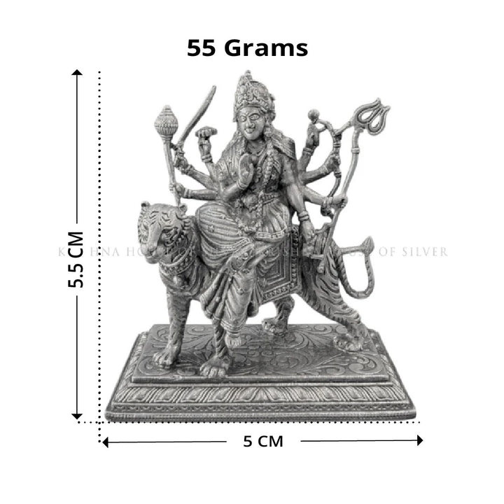 Pure Silver Maa Durga Idol