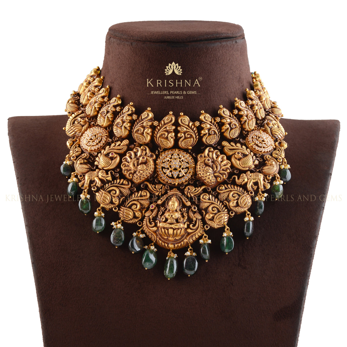 Buy Antique Bridal Gold Nakshi Choker Krishna Jewellers