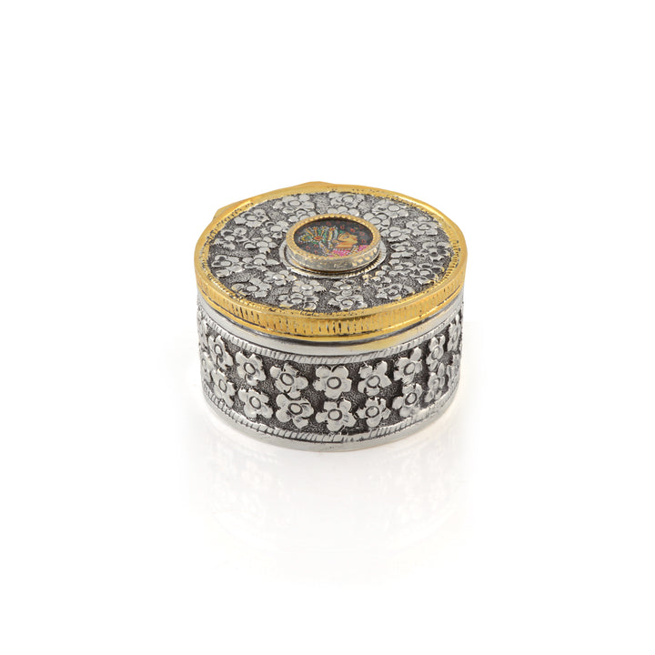 Silver Pandan Antique Flower Design - Krishna Jewellers Pearls and Gems