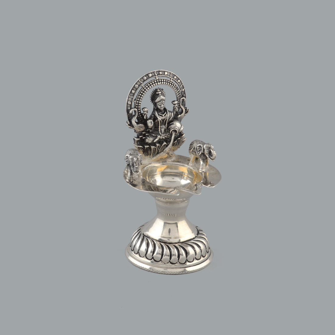 Divine Goddess Laxmi Deepam - Krishna Jewellers Pearls and Gems