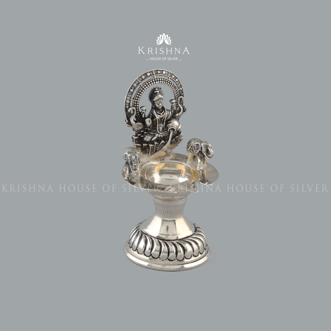 Divine Goddess Laxmi Deepam - Krishna Jewellers Pearls and Gems