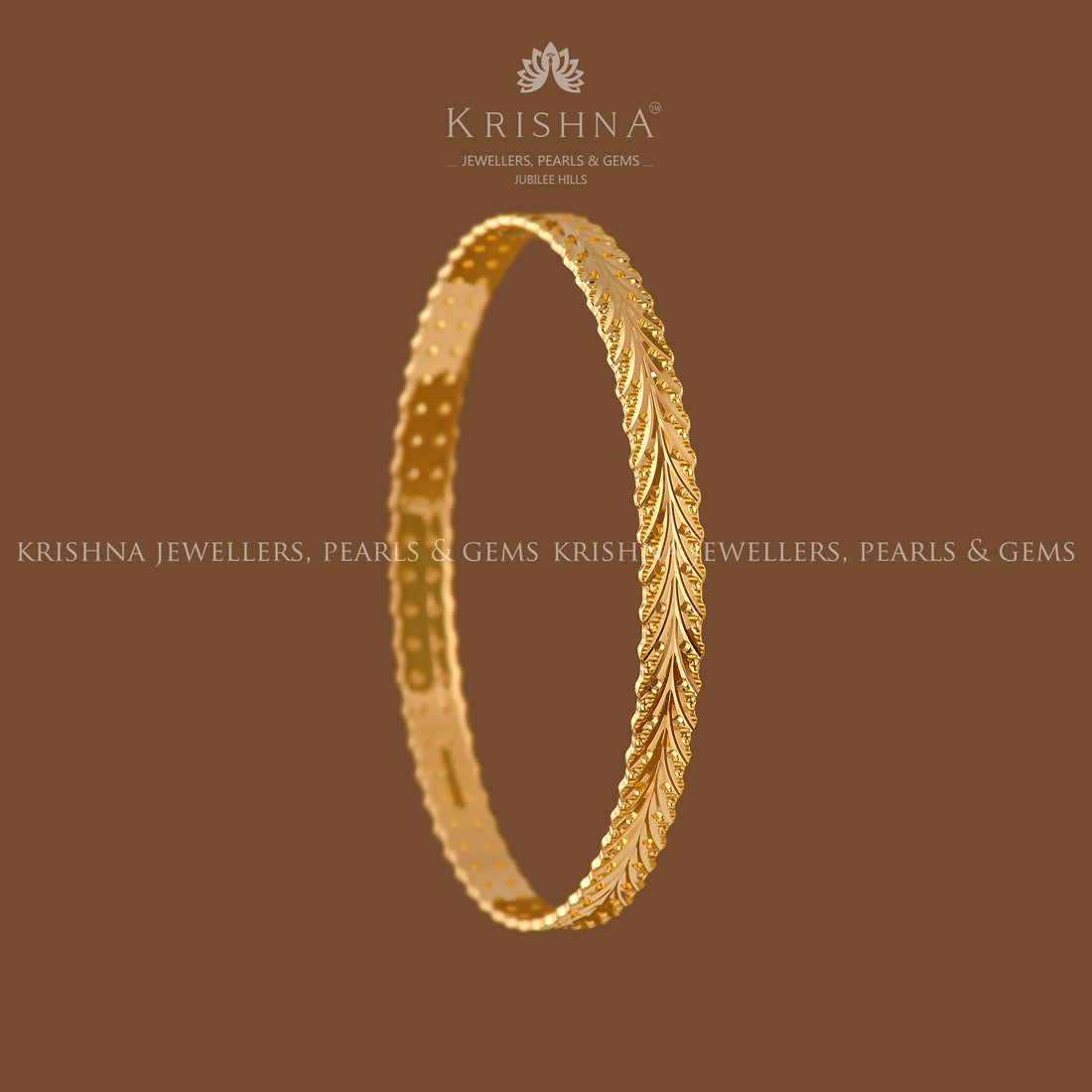 Modern 22K Gold Bangles - Krishna Jewellers Pearls and Gems