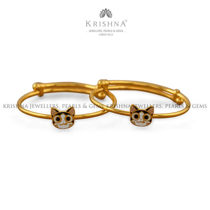 Gold Braclets For Babies - Krishna Jewellers Pearls and Gems