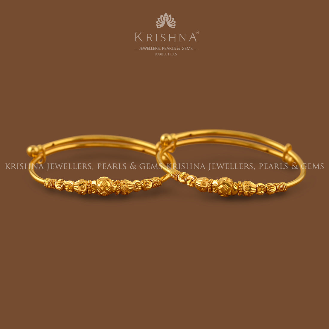 Gold bangles For Little Angles - Krishna Jewellers Pearls and Gems