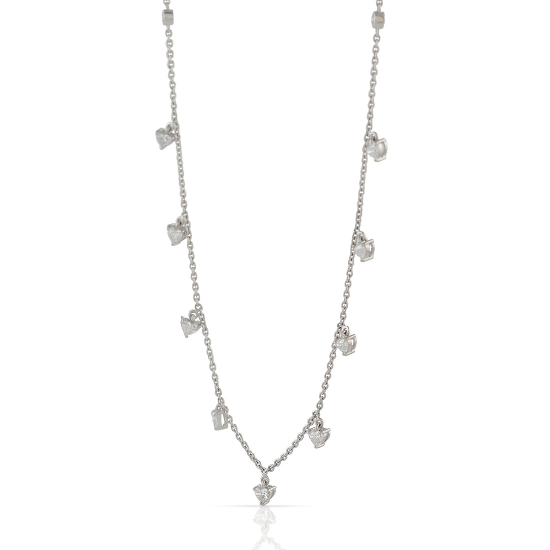 Gold Italian Heart Charm Chain Necklace - Krishna Jewellers Pearls and Gems