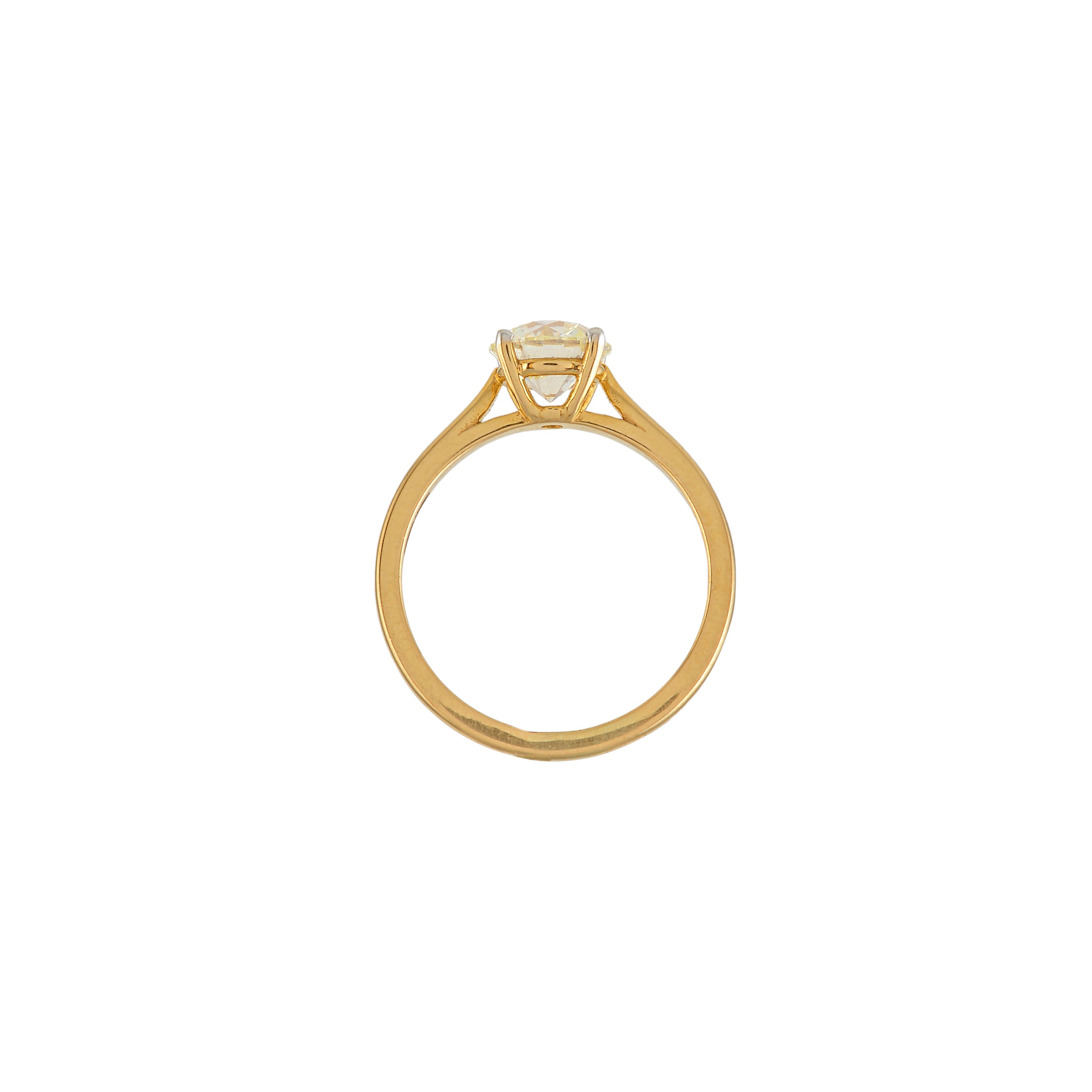 Dazzling Solitire Diamond Ring - Krishna Jewellers Pearls and Gems