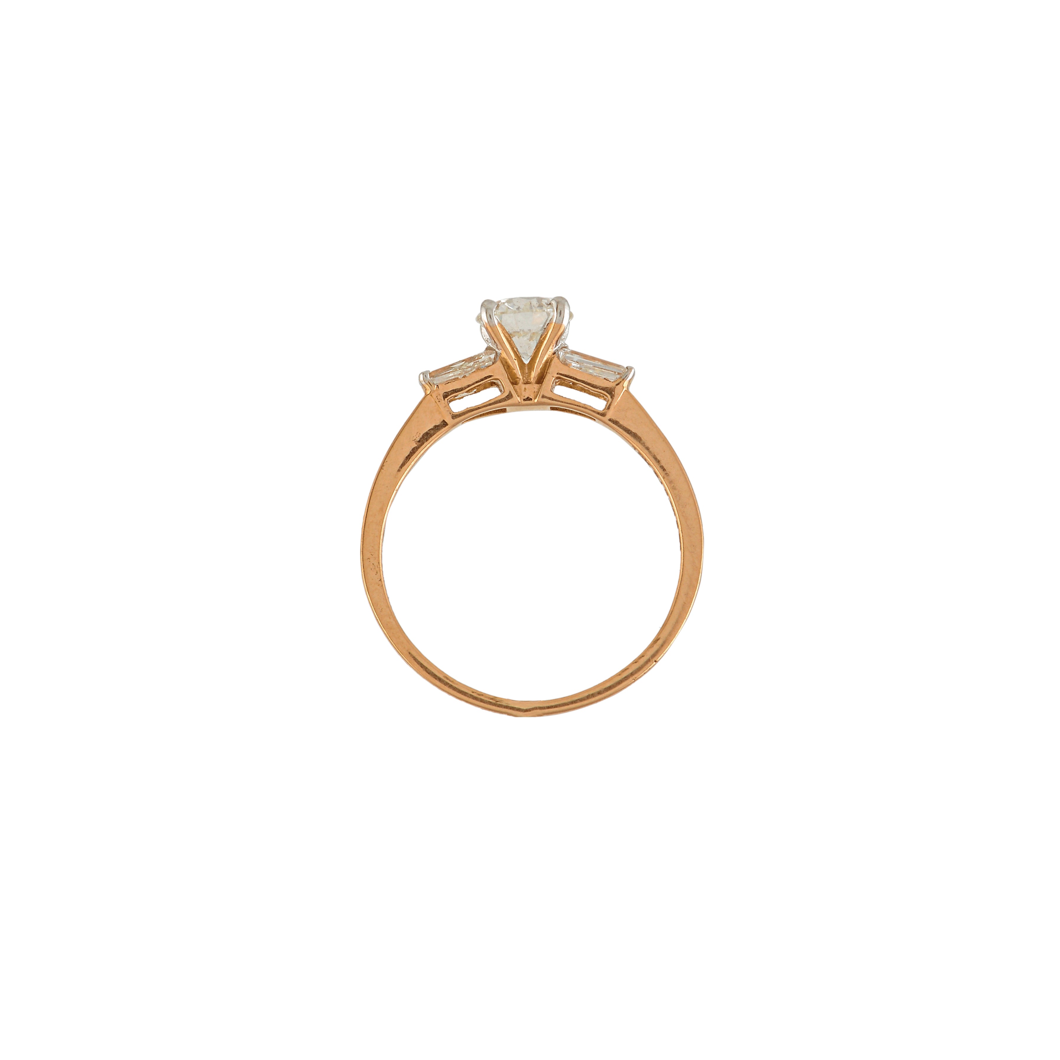 Round Cut Solitaire Diamond Ring - Krishna Jewellers Pearls and Gems