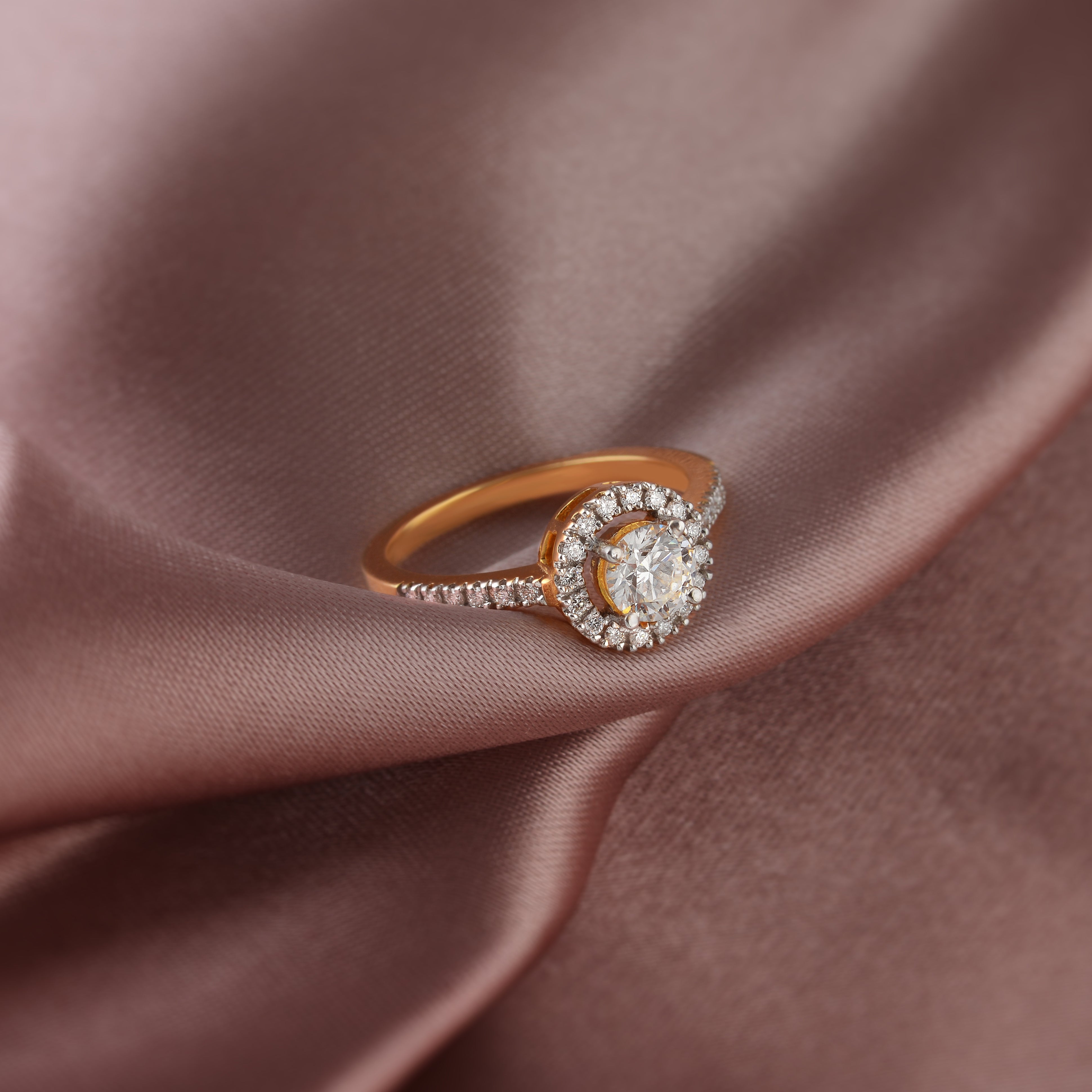 Sparkle Solitaire Diamond Ring - Krishna Jewellers Pearls and Gems