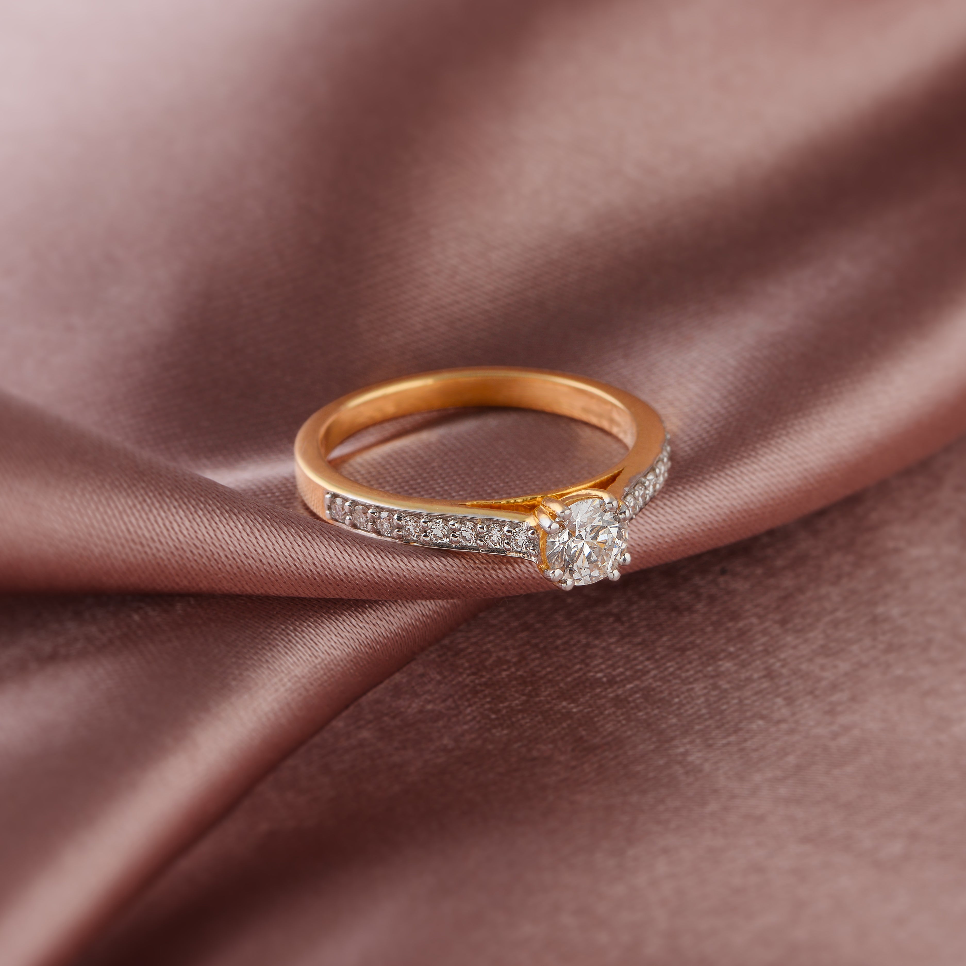 Sparkling Diamond Ring - Krishna Jewellers Pearls and Gems