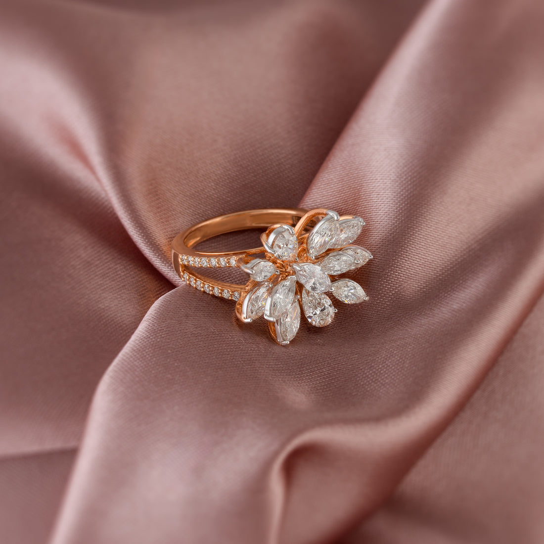 Daisy Dreams Diamond Ring - Krishna Jewellers Pearls and Gems