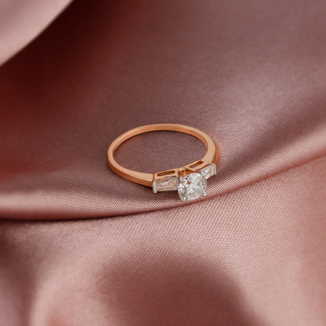 Round Cut Solitaire Diamond Ring - Krishna Jewellers Pearls and Gems