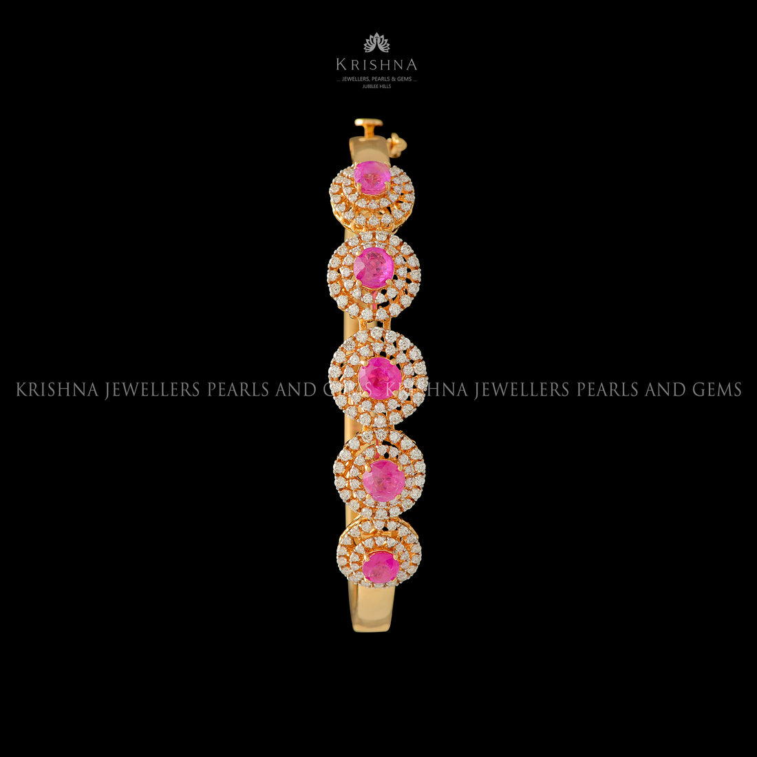 Bedazzling Diamond Tennis Bracelet - Krishna Jewellers Pearls and Gems