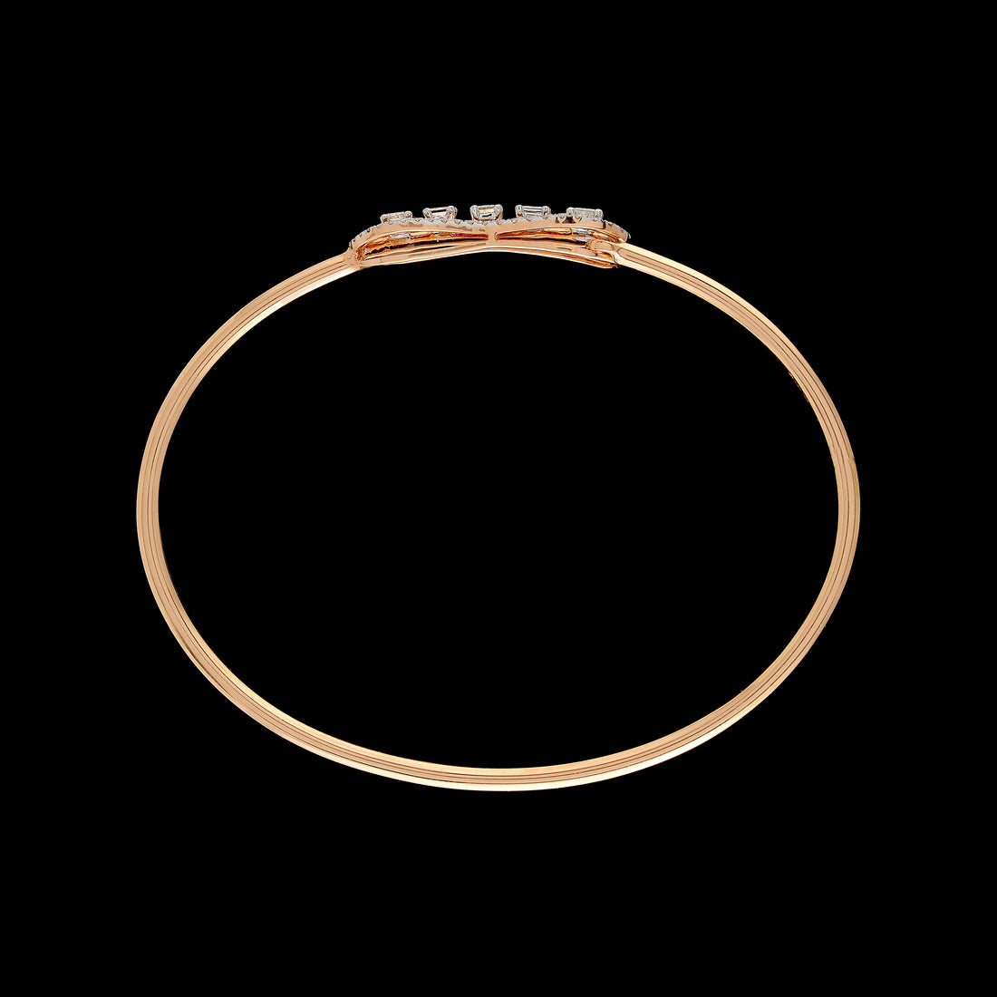 Diamond Tennis Bracelet in RoseGold - Krishna Jewellers Pearls and Gems