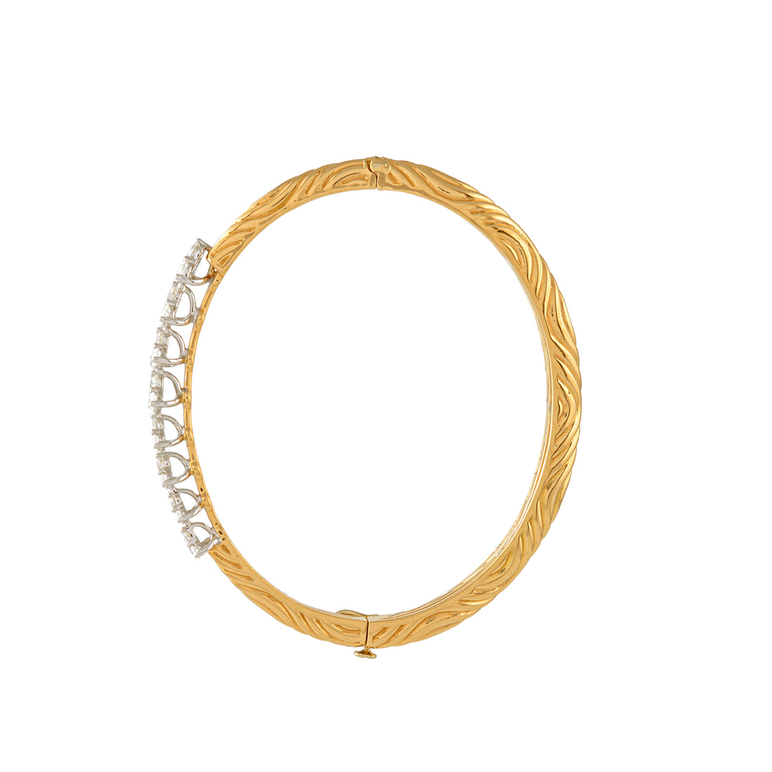 Fancy Heart Cut Diamond Bracelet - Krishna Jewellers Pearls and Gems