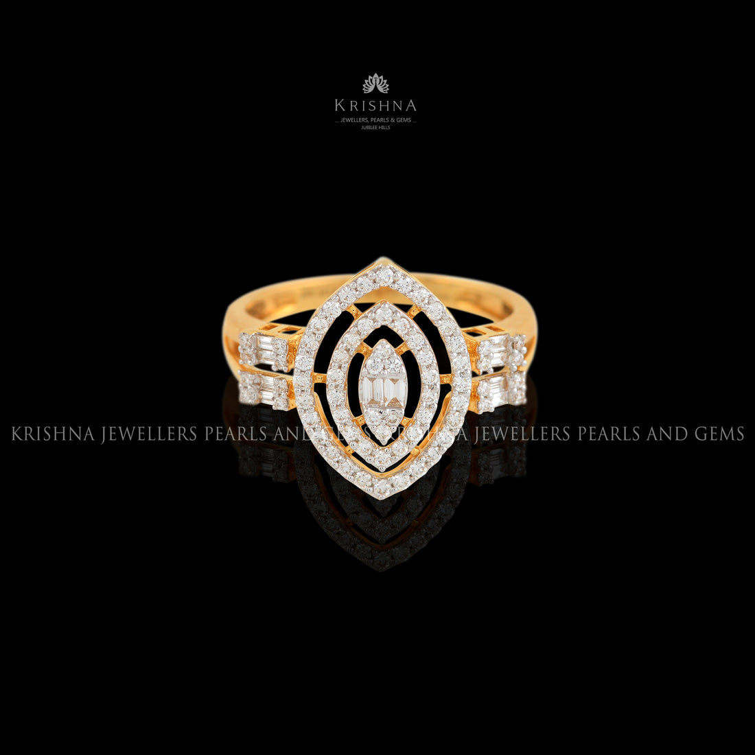 Luxy Diamond Ring - Krishna Jewellers Pearls and Gems