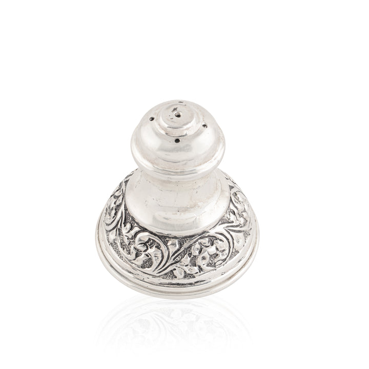 Antique Floral Silver Agarbatti Stand Crafted from 92.5 Silver