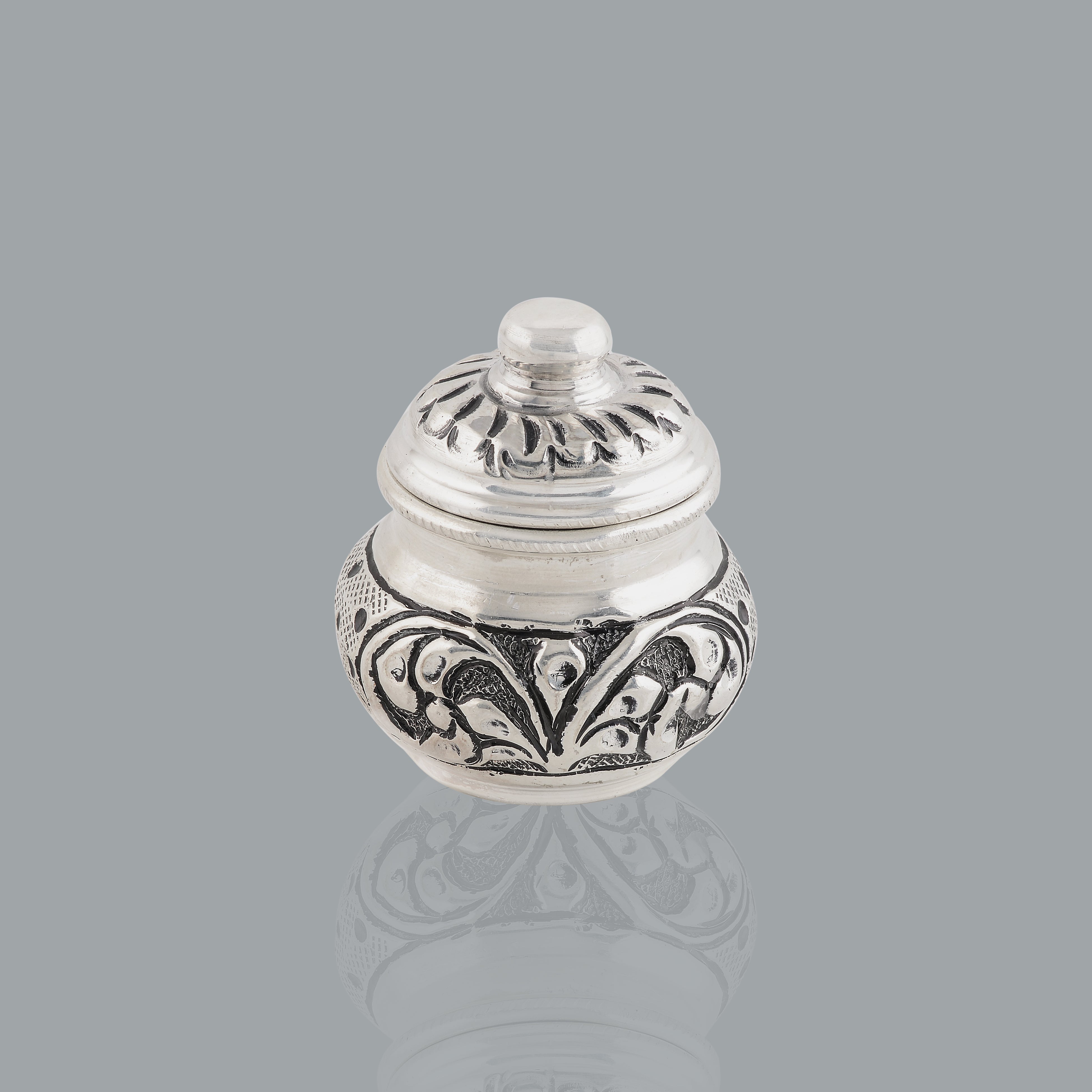 Semiantique Silver Kumkum Bharni - Krishna Jewellers Pearls and Gems