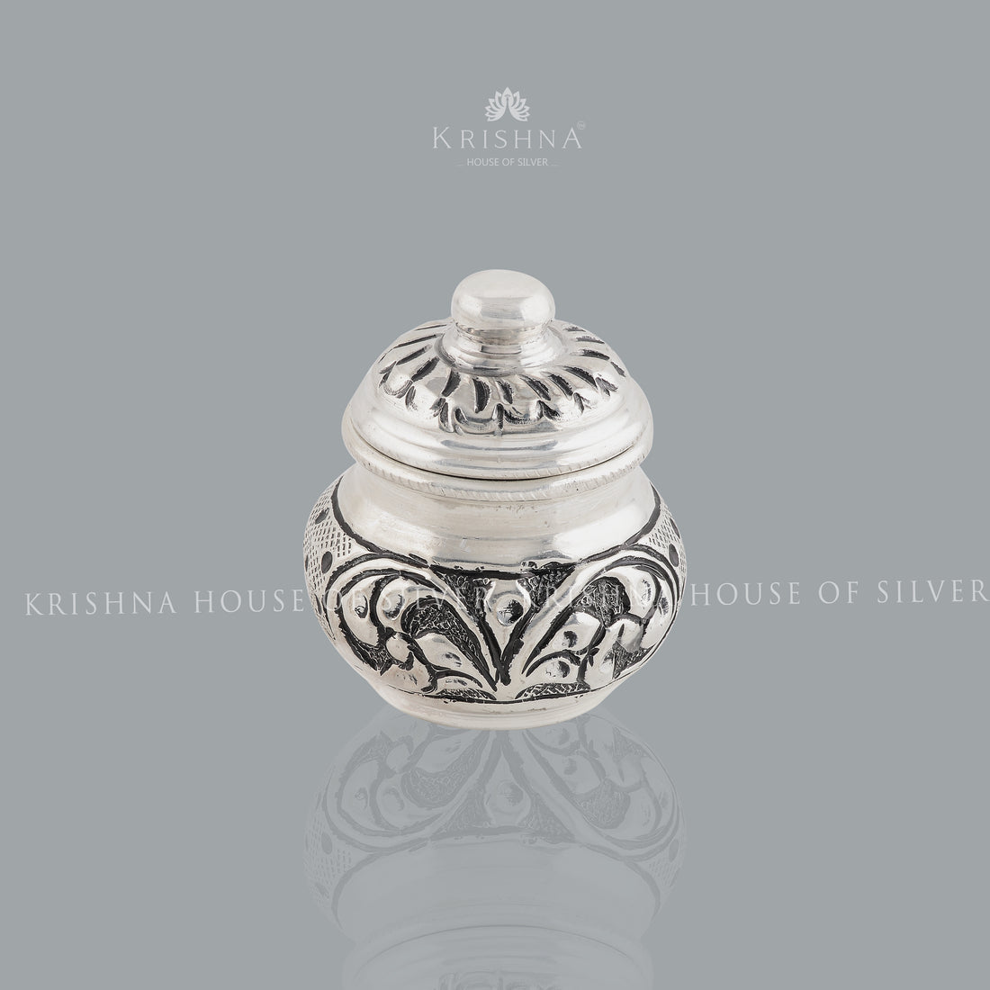 Semiantique Silver Kumkum Bharni - Krishna Jewellers Pearls and Gems