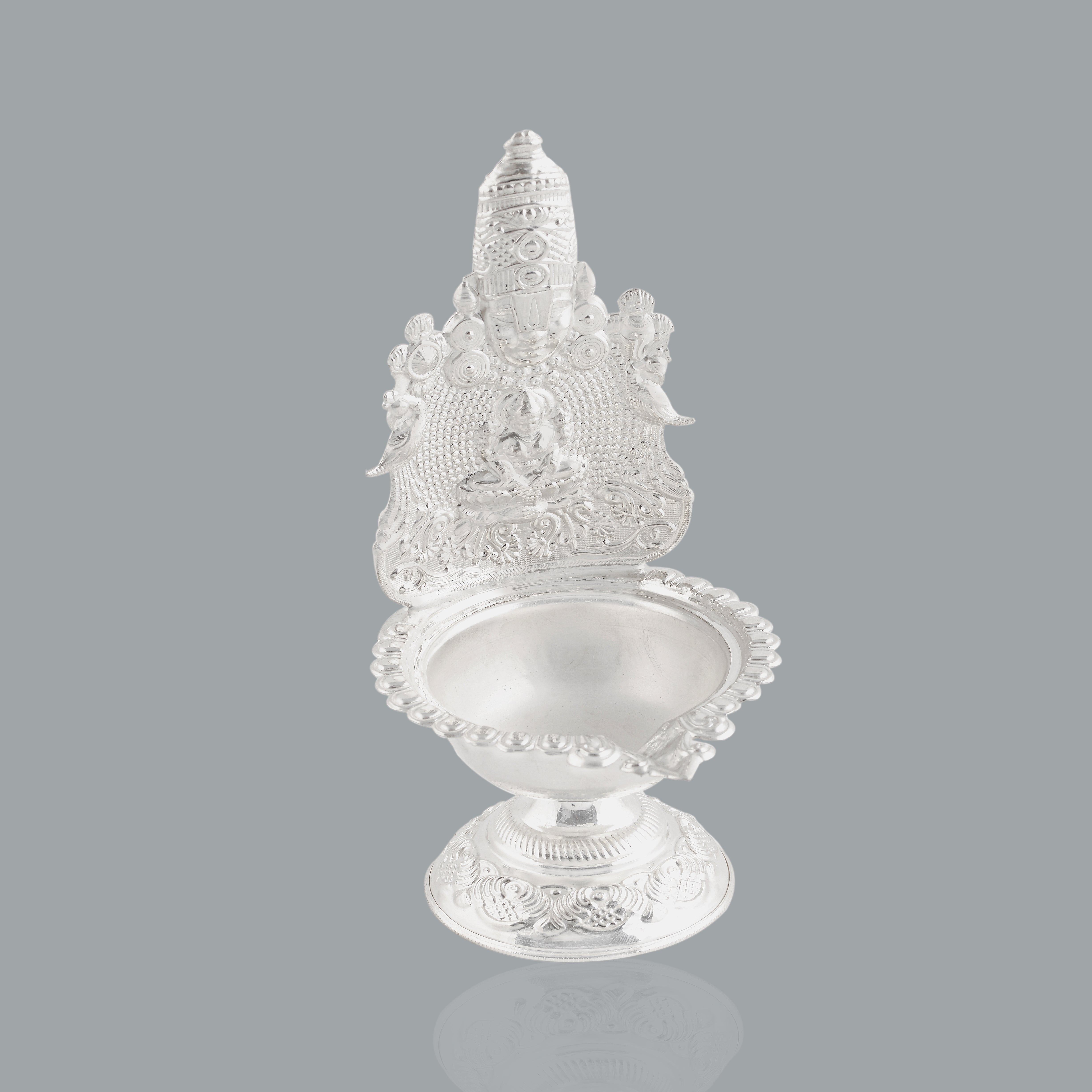 Lord Bajali Deepam In Silver - Krishna Jewellers Pearls and Gems