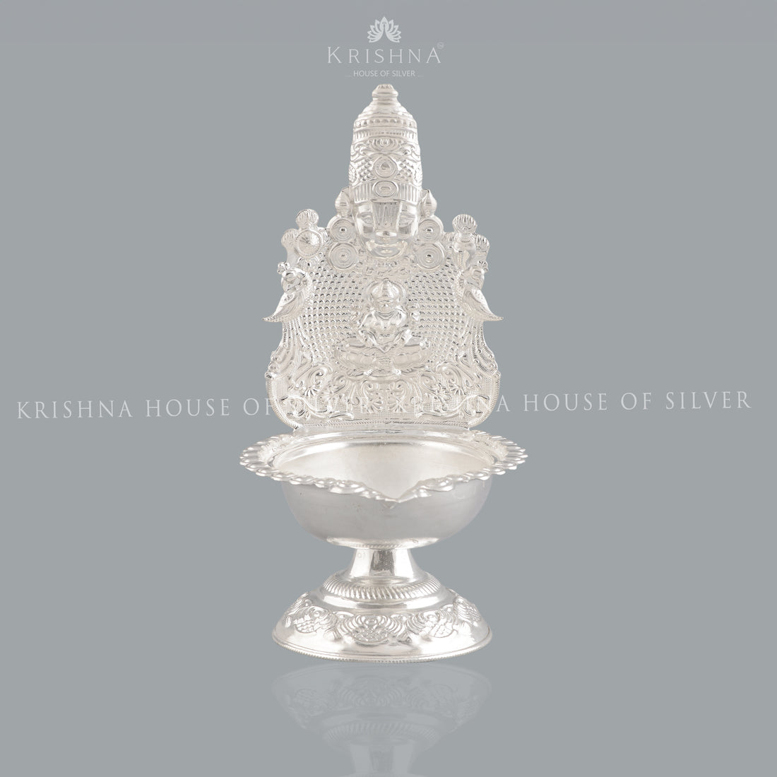 Lord Bajali Deepam In Silver - Krishna Jewellers Pearls and Gems