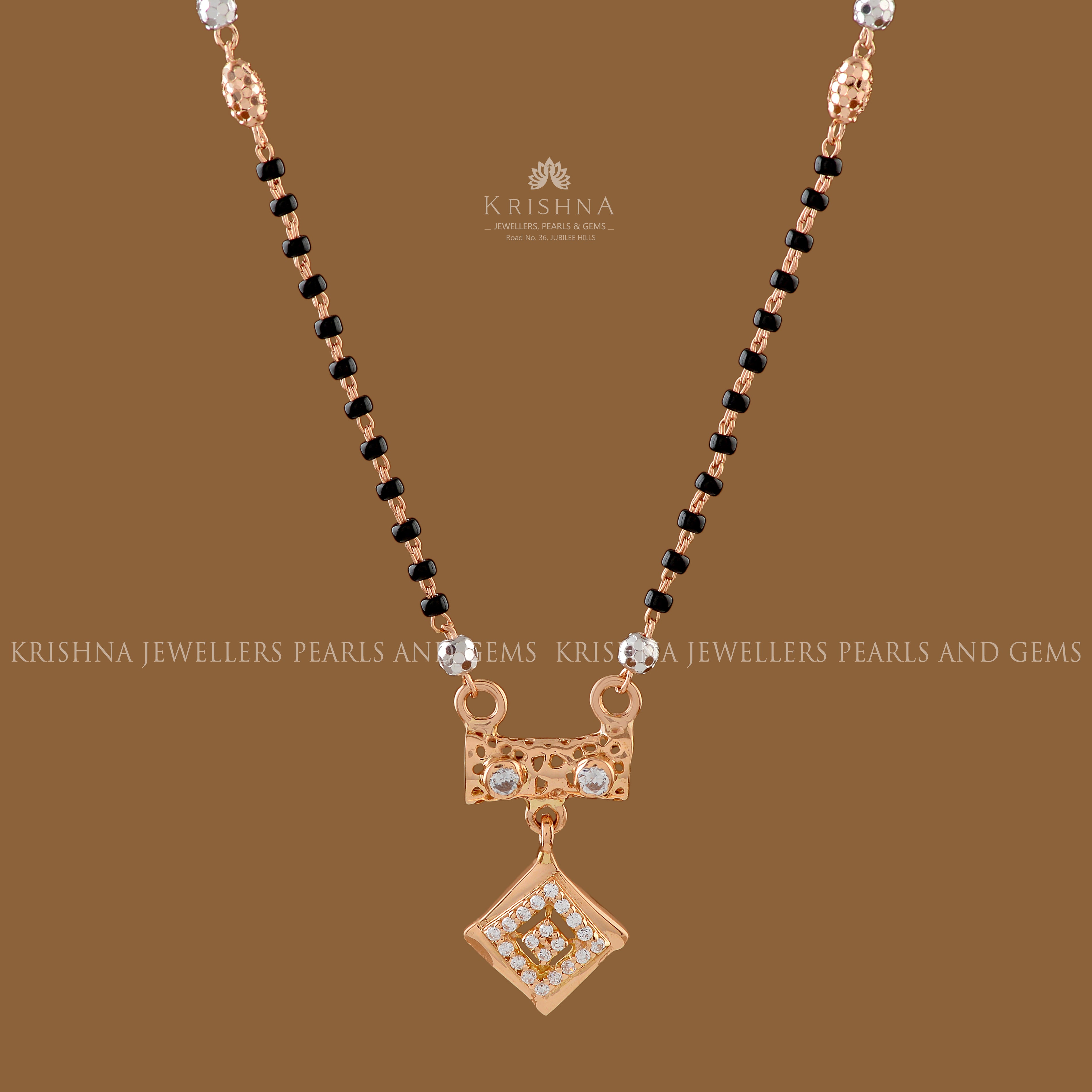 Divine Chain Link Mangalsutra - Krishna Jewellers Pearls and Gems