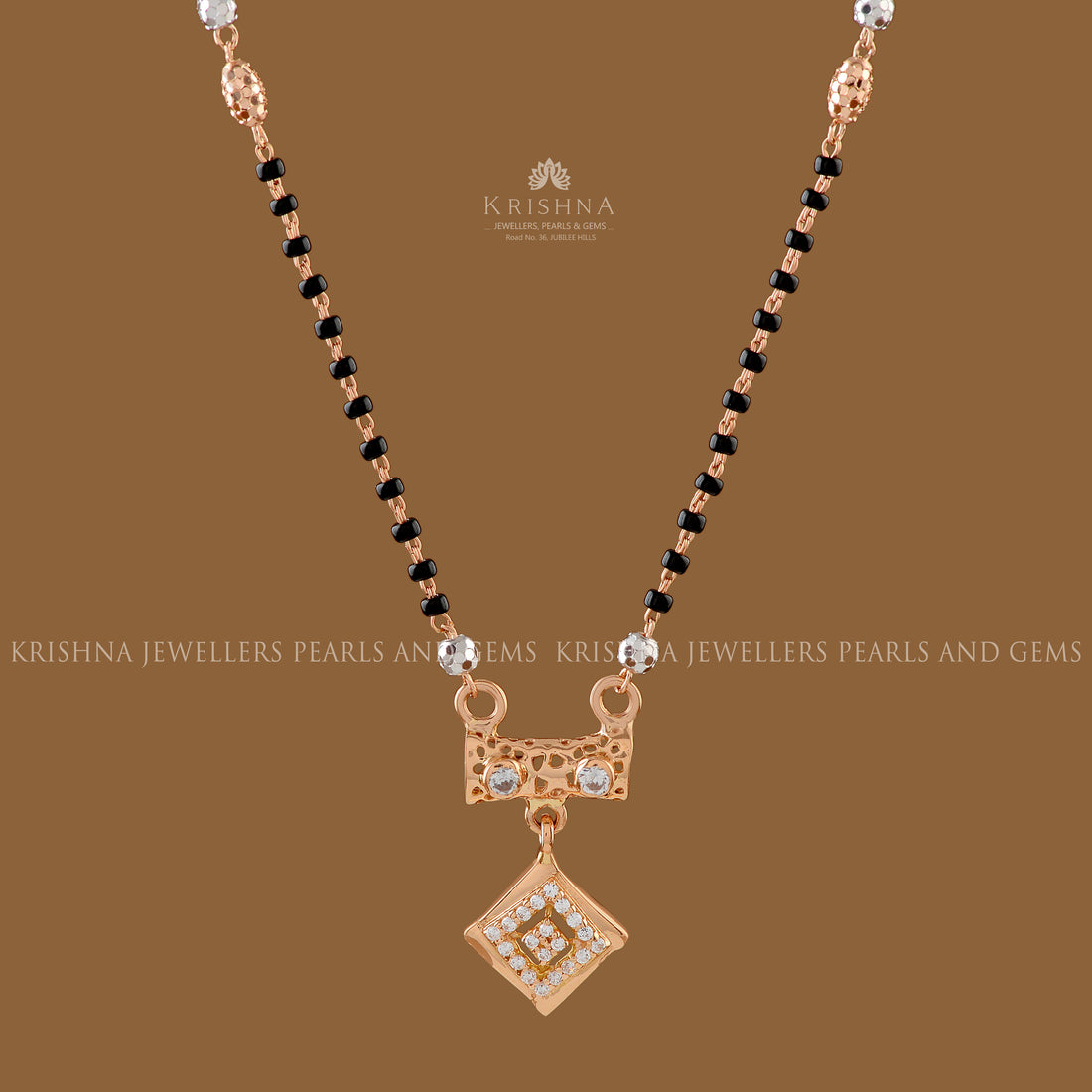 Divine Chain Link Mangalsutra - Krishna Jewellers Pearls and Gems