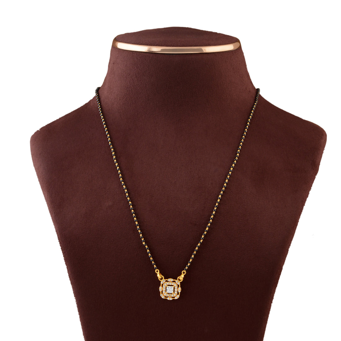 Traditional Gold Pendant Mangalsutra Chain - Krishna Jewellers Pearls and Gems