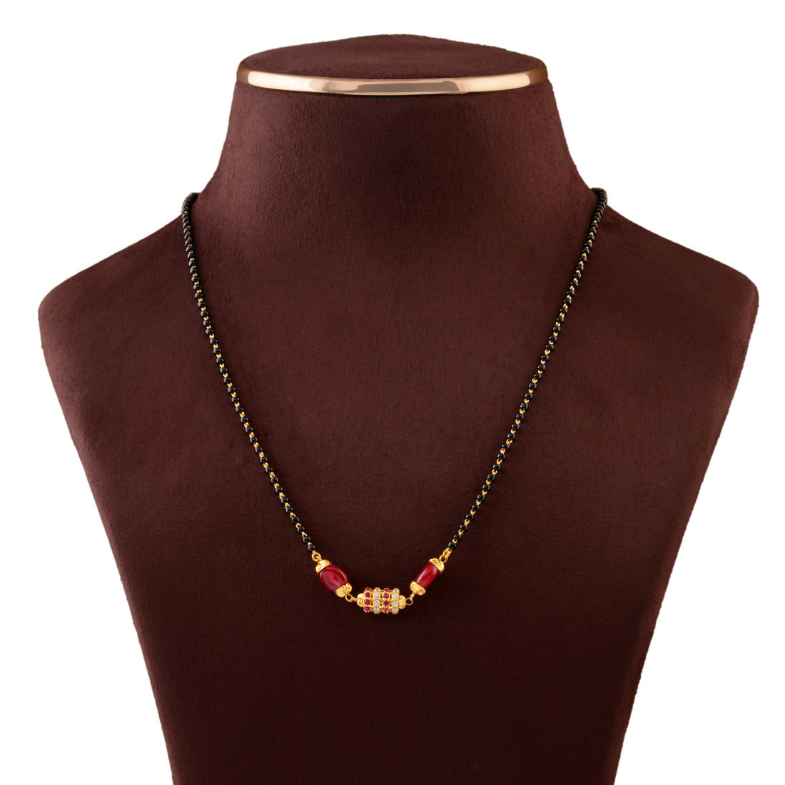 Grandeur Gold Long Mangalsutra - Krishna Jewellers Pearls and Gems
