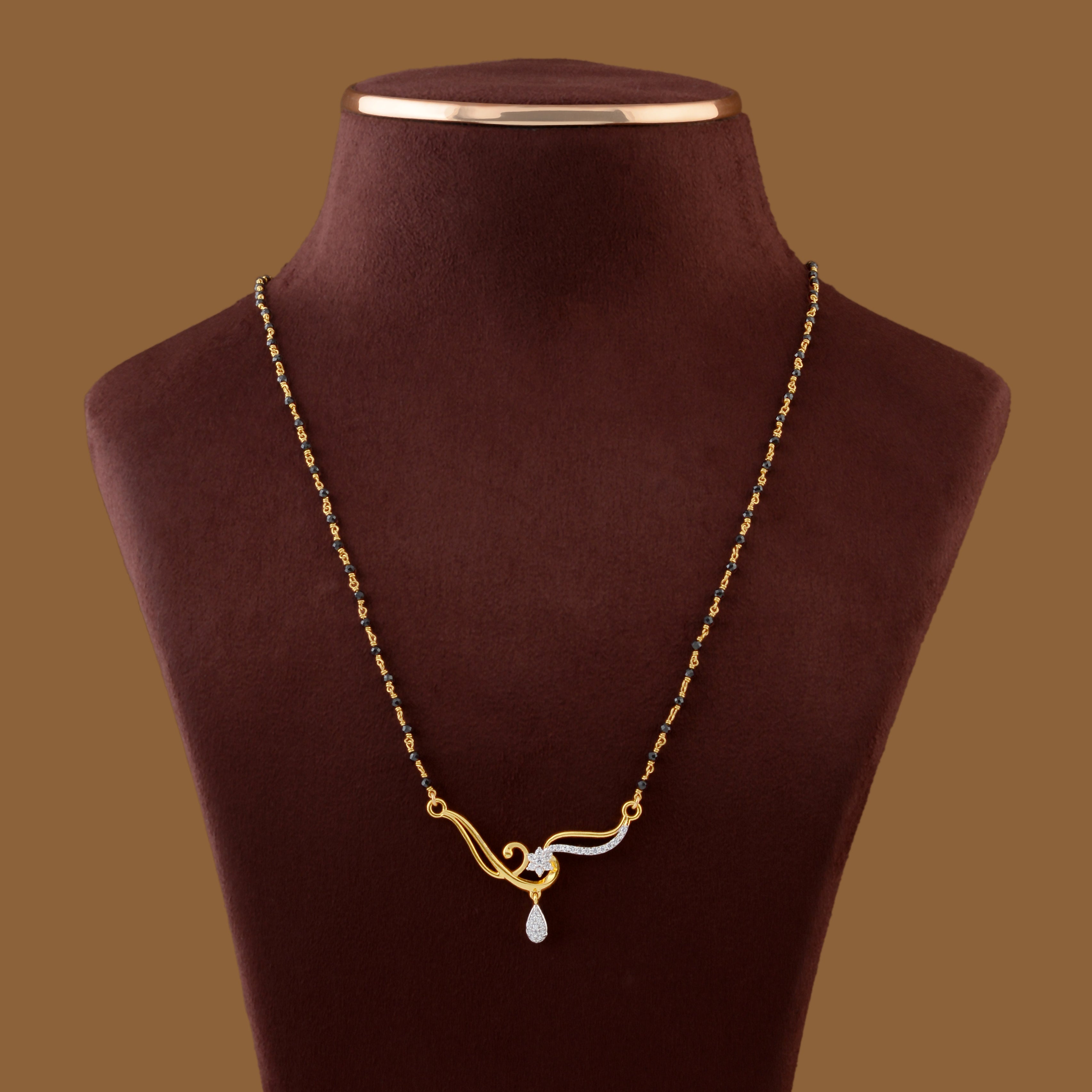 Luxury Modern Mangalsutra - Krishna Jewellers Pearls and Gems
