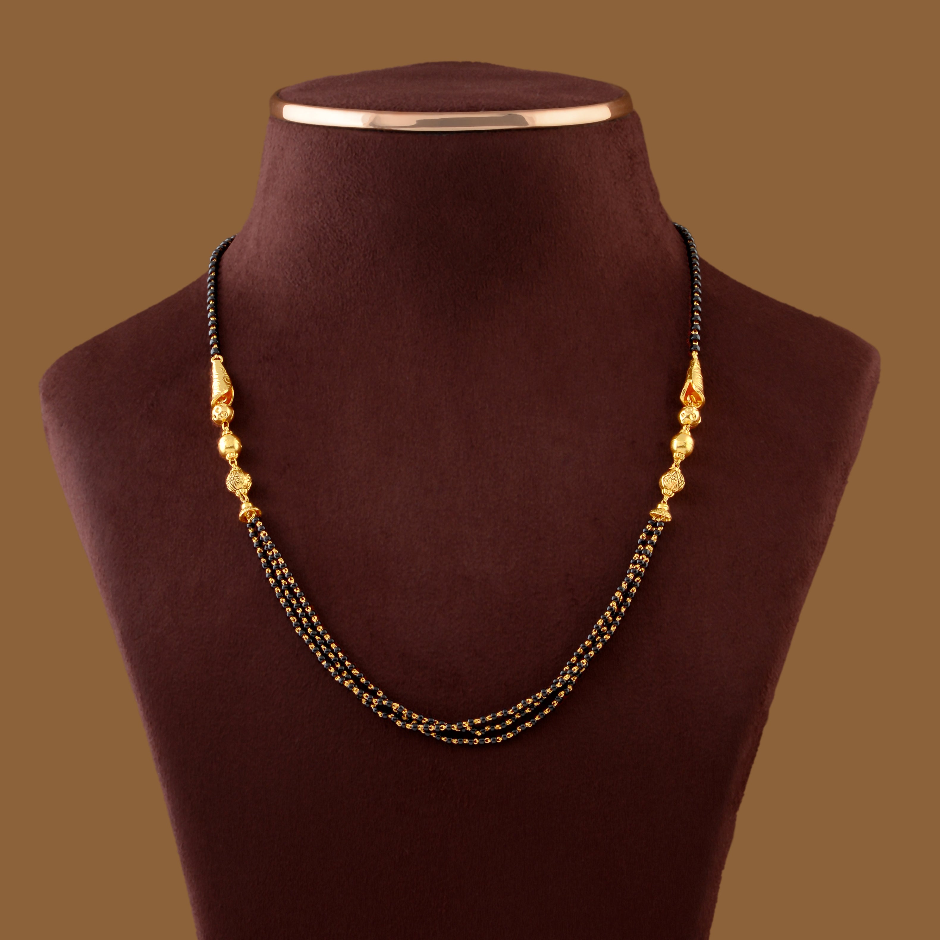 Premium Gold Chain Mangalsutra - Krishna Jewellers Pearls and Gems