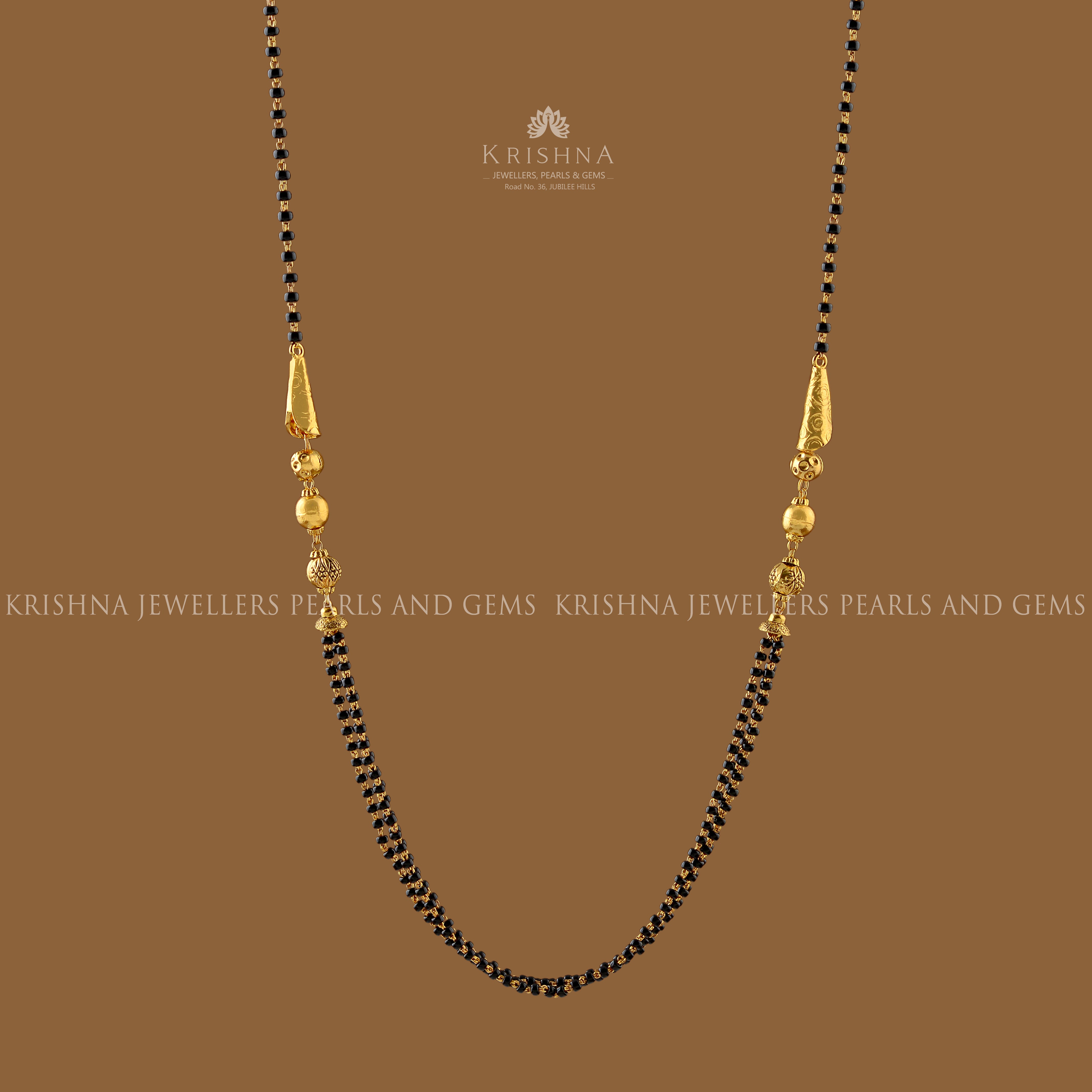Premium Gold Chain Mangalsutra - Krishna Jewellers Pearls and Gems