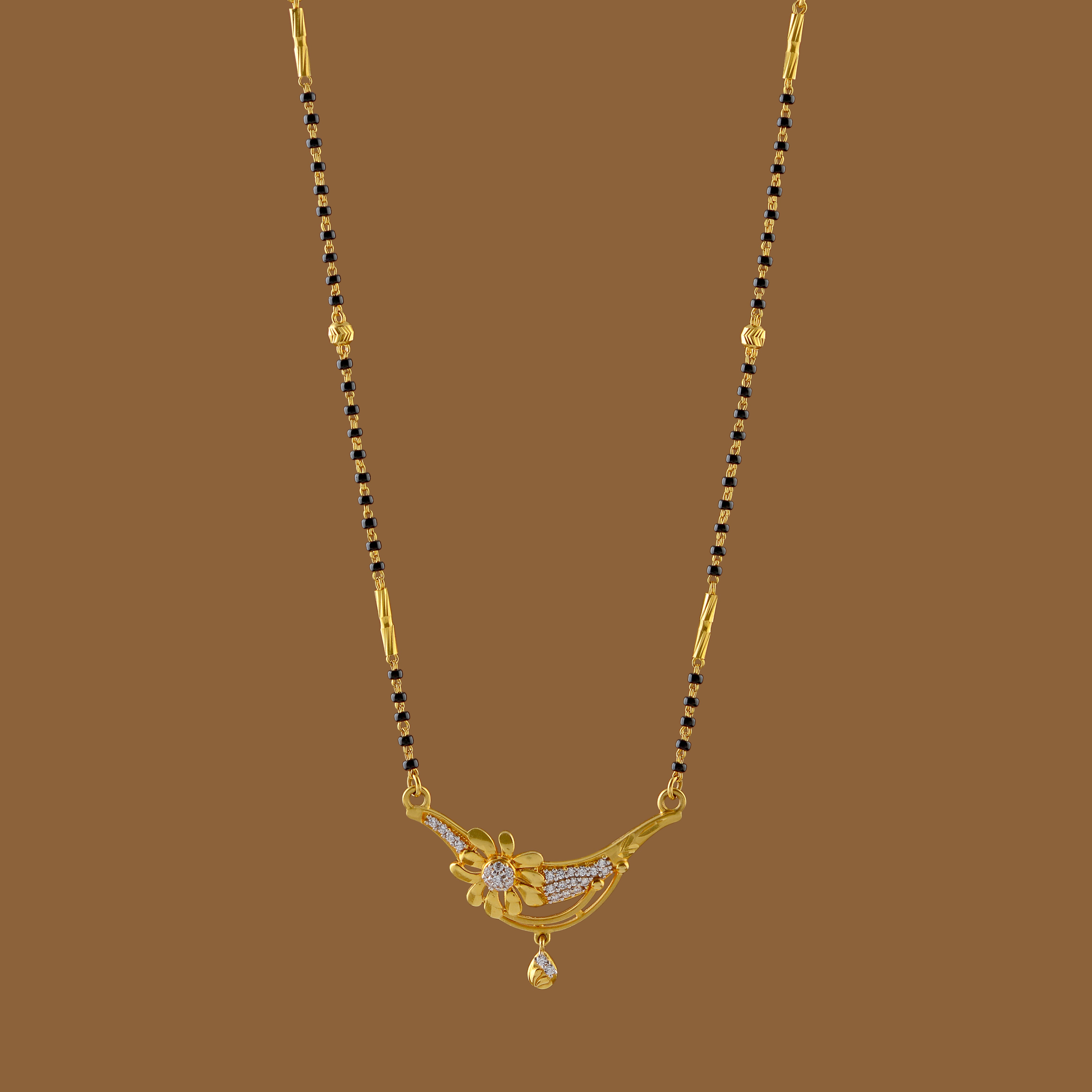 Handmade Gold Mangalsutra Necklace - Krishna Jewellers Pearls and Gems
