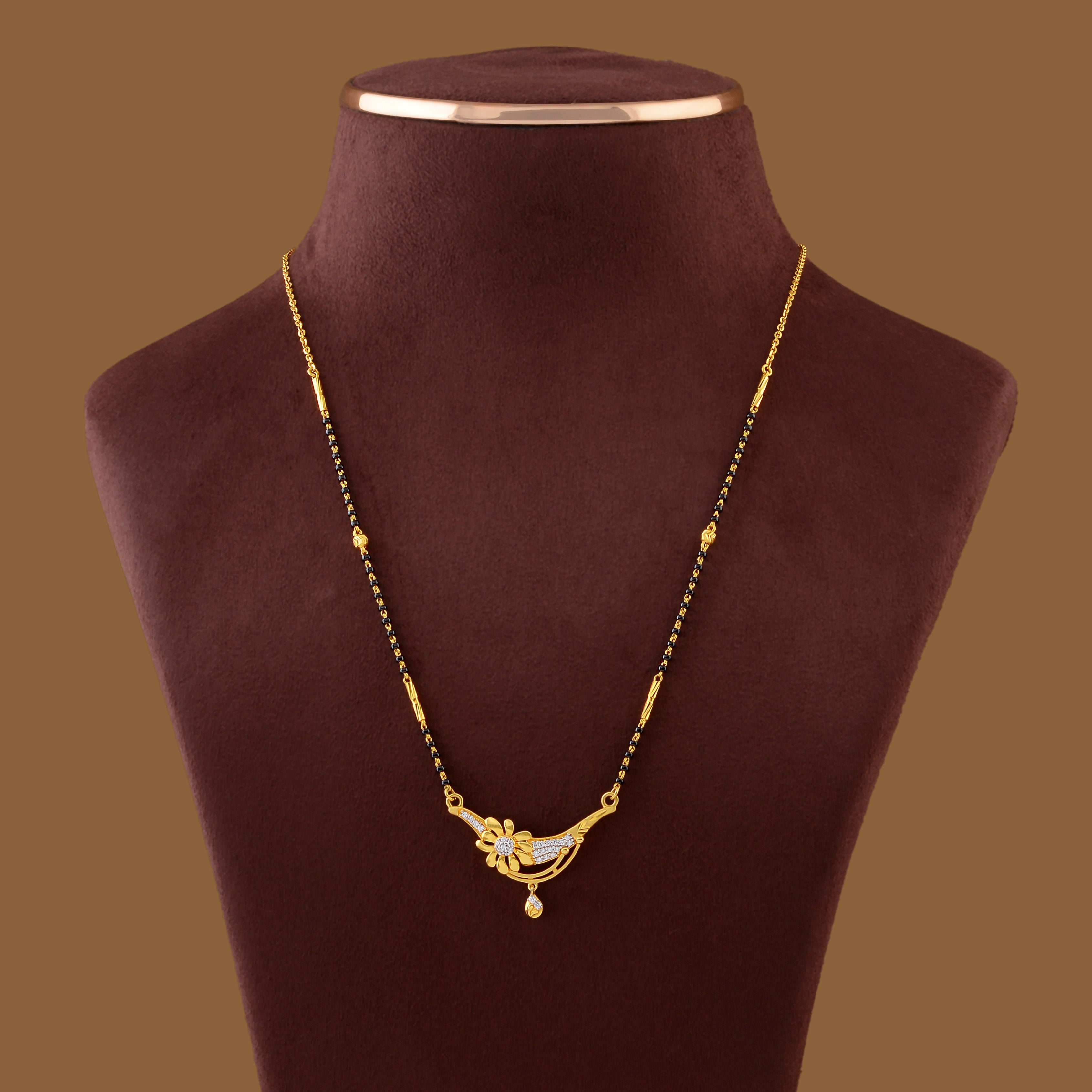 Handmade Gold Mangalsutra Necklace - Krishna Jewellers Pearls and Gems